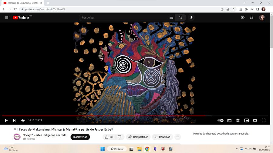 Registro do evento As mil faces de Makunaima, capturado em 26/01/2023 15:21:10