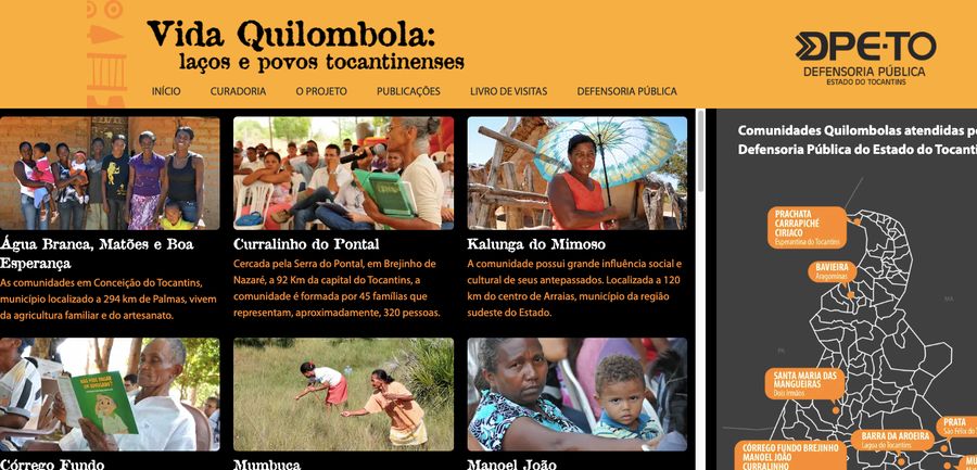 Registro do evento 'Vida Quilombola: laços e povos tocantinenses', obtido em 30/07/2022 22:37:57