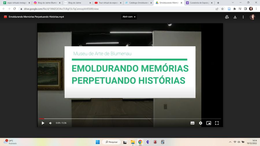 Registro do evento Emoldurando memórias, perpetuando histórias, capturado em 19/12/2022 14:34:48