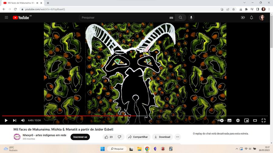 Registro do evento As mil faces de Makunaima, capturado em 26/01/2023 15:21:10